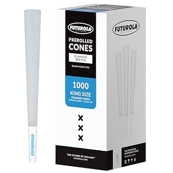 Amazon.com: Futurola Unrefined King Size Pre-rolled Cones